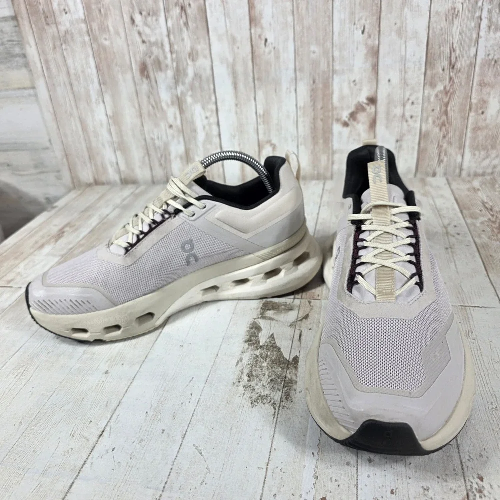 On Cloudmonster Womens Running Shoes Undyed White Creek 3WE30413292 Size 9 USW9
